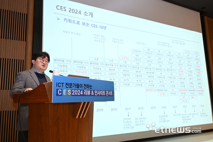 ICT 전문가들이 전하는 CES2024 리뷰 & 인사이트 콘서트