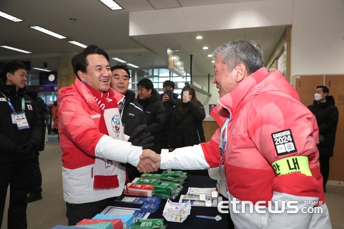 김진태 강원도지사, 2024동계청소년올림픽정선 경기장 현장 점검·종사자 격려