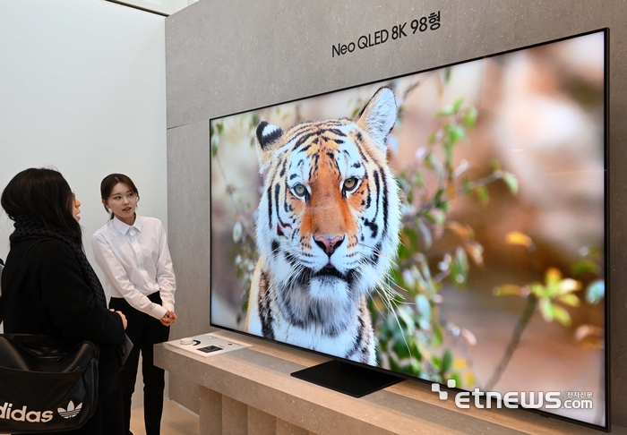 삼성전자의 Neo QLED 8K 98형 TV