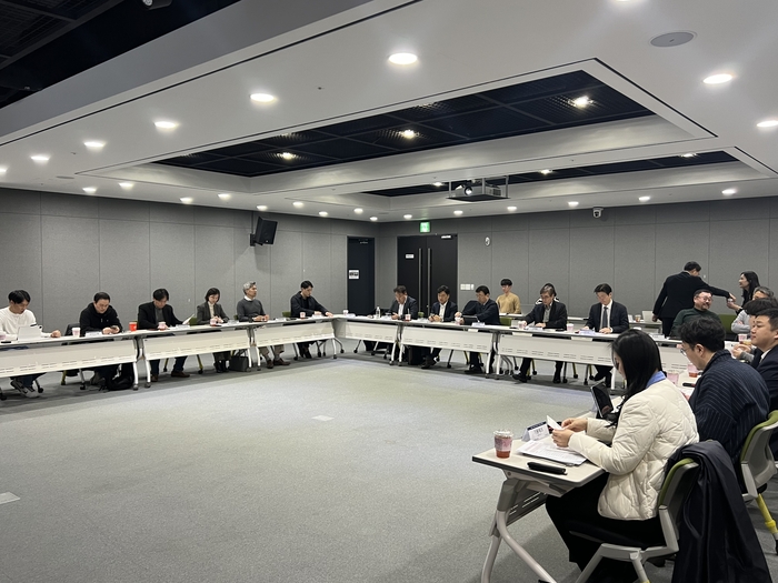 한국정보보호산업협회가 지난 21일 경기도 성남시 판교 정보보호 클러스터에서 개최한 '차세대 정보보호 스타트업 간담회' 전경.(한국정보보호산업협회 제공)