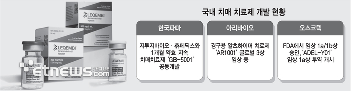 치매치료제 '레켐비' 연내 승인 전망…국내사 개발 현황은