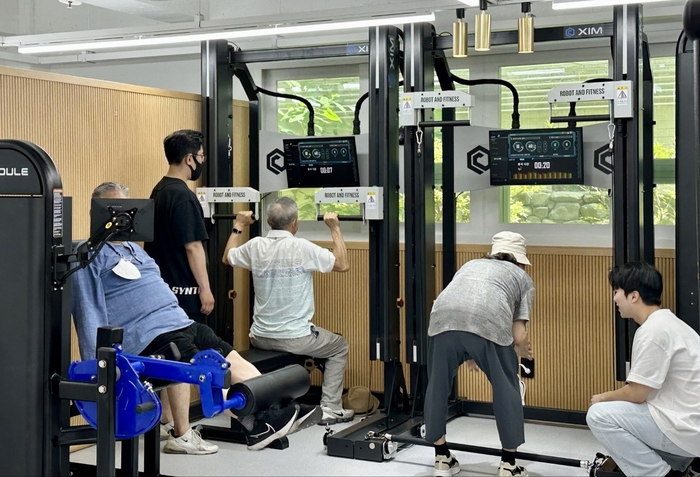 강남구 AI 기반 스마트피트니스센터. 사진=서울 강남구청 제공