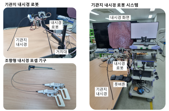 기관지 내시경 로봇과 기관지 내시경 로봇 시스템, 내시경 겸자 기구