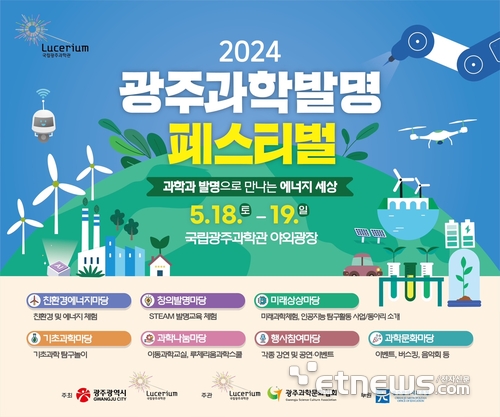 국립광주과학관 '2024 광주과학발명페스티벌' 홍보 배너.