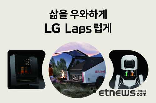 [K-디지털 브랜드 대상] LG전자-LG Labs/캠핑용 트레일러 '본보야지' 등 색다른 실험·혁신 경험 전달