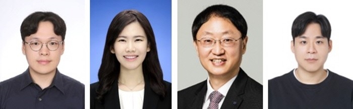 (왼쪽부터)윤형수 서울대 전기·정보공학부 박사, 정수진 서울대 박사, 홍용택 서울대 교수, 이병문 DGIST 교수. 〈자료 홍용택 교수 제공〉