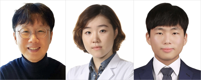 공동연구팀(왼쪽부터 송길태 교수, 이혜원 교수, 김민욱 연구원)