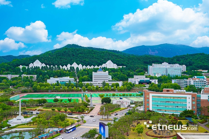 조선대학교 전경.