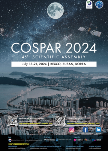 국제우주연구위원회(COSPAR) 2024 포스터.