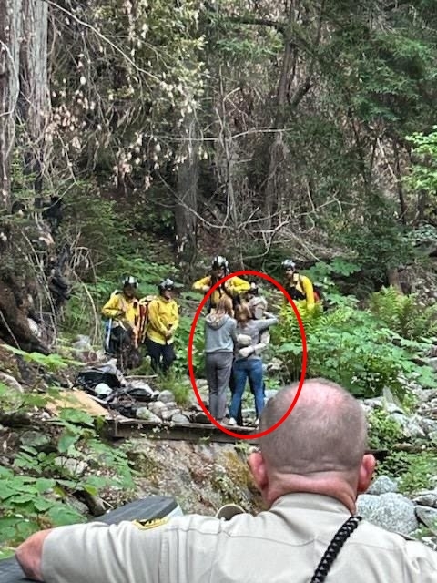 실종 열흘만에 구조된 미국 남성이 가족과 재회했다. 사진=Cal Fire CZU San Mateo-Santa Cruz unit