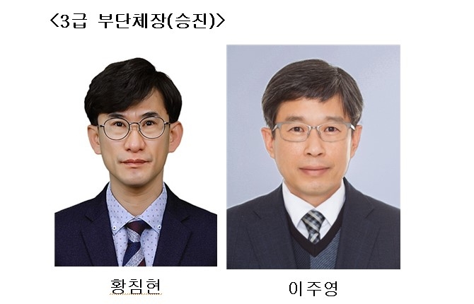 황침현 산업육성과장(왼쪽), 이주영 관광진흥과장