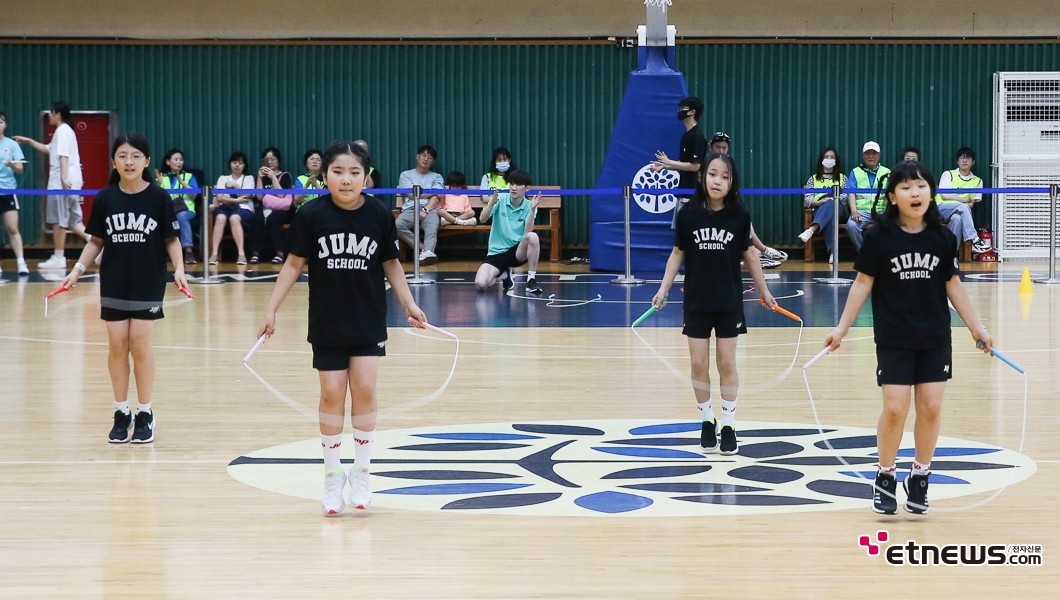 [ET포토] 전국 줄넘기 대회, '줄만 있으면 즐길 수 있어요'