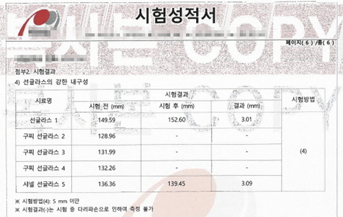 특허청, 여름 휴가철 짝퉁 선글라스 주의보…위조상품 517점 압수