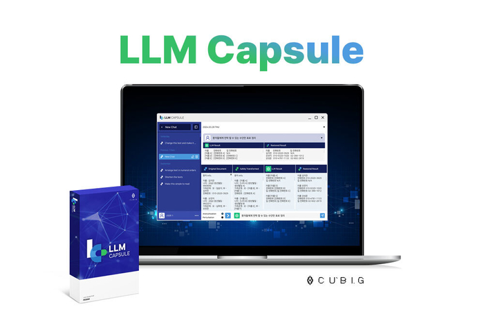 큐빅의 '거대언어모델 캡슐(LLM Capsule)'.(큐빅 제공)