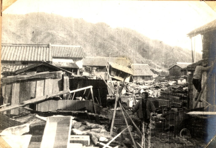 1946년 난카이 대지진이 발생해 쓰나미로 폐허가 된 일본 도쿠시마현. 사진=일본 도쿠시마 지방 기상대