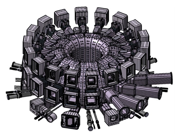 ITER 진공용기 본체 및 포트 개념도