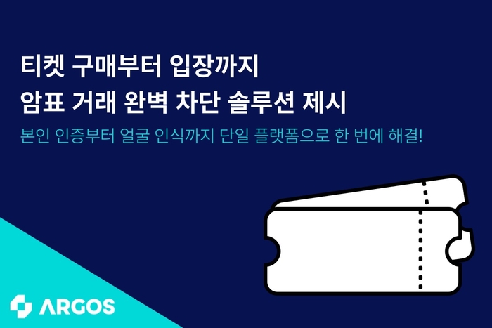 아르고스 아이덴티티(ARGOS Identity) 암표 거래 차단 솔루션. 사진=아르고스 아이덴티티