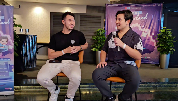 엑시인피니티 개발사 스카이마비스의 제프 지호지린 공동창업자(오른쪽)