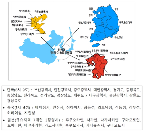 대전시, 2025년 환황해 경제·기술교류회의 개최지 선정...한·중·일 지방정부 산업 활성화 협력