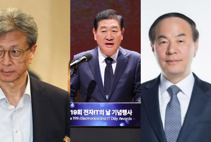 삼성전자 정현호 부회장, 한종희 부회장, 전영현 부회장 (사진=연합뉴스)