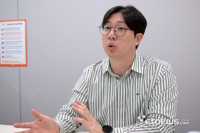 이호석 SK쉴더스 이큐스트(EQST) 랩(Lab) 팀장. 김민수기자 mskim@etnews.com