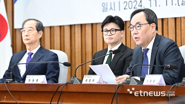 여야의정 협의체 발언하는 이진우 대한의학회장