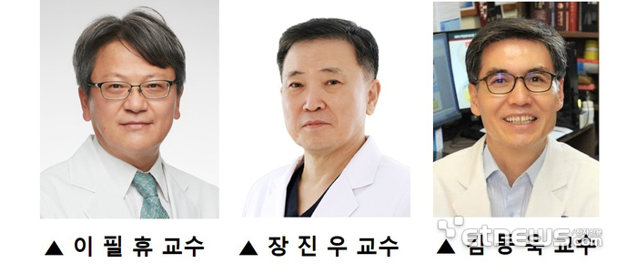 이필휴 세브란스병원 신경과 교수, 장진우 고대안암병원 신경외과 교수, 김동욱 연세대 의대 교수