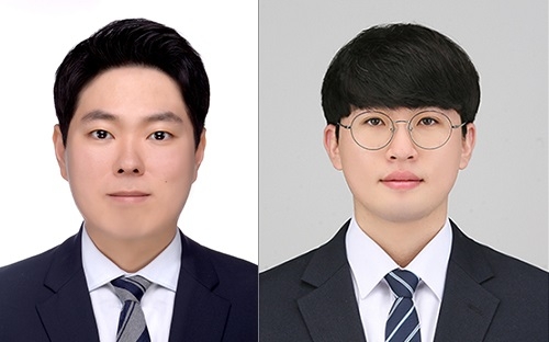 최시혁 교수(왼쪽)와 윤지원 학생