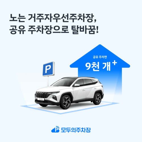 쏘카 온라인 주차 플랫폼 모두의주차장 인포그래픽.