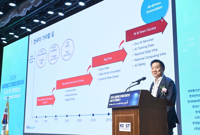 [글로벌 디지털초월 대상 콘퍼런스] [기조강연] 황종성 NIA 원장 'AI 전환 시대 정부 혁신과 전략'