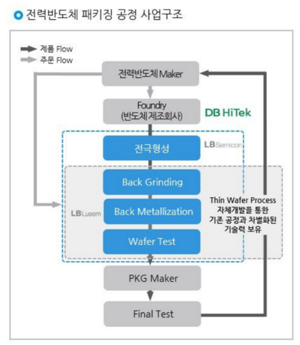 전력반도체 패키징 공정 사업구조