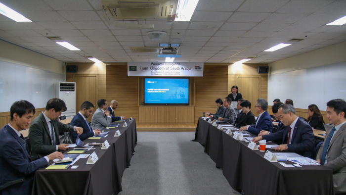 벤처기업협회가 9일 서울 구로구 벤처기업협회 대회의실에서 사우디아라비아 투자기관 대표단과 간담회를 개최했다.(사진=벤처기업협회)