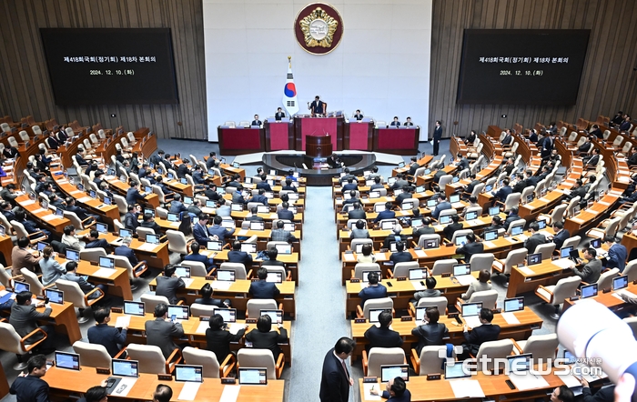 정기국회 마지막 본회의 시작