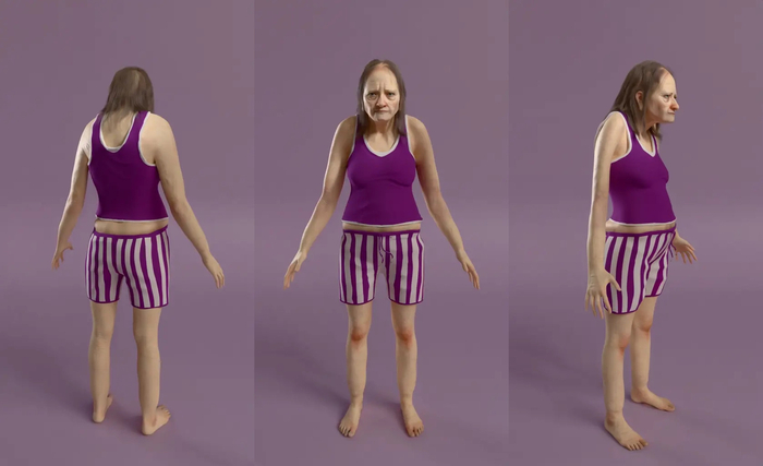 수면 부족이 누적되면 발생할 수 있는 신체 변화를 시각화한 디지털 렌더링 이미지. 사진=소피 보스톡/ 벤슨스 포 베드즈/JJ심