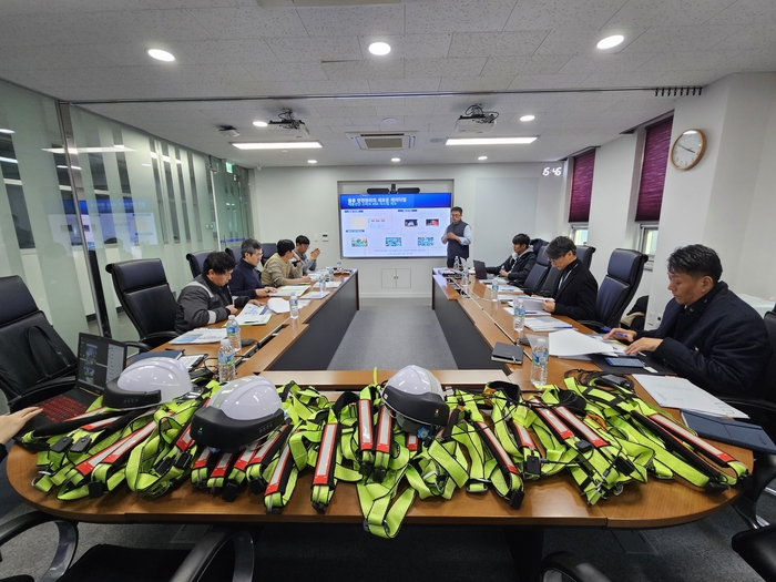 전남정보문화산업진흥원이 구축한 대불산단 조선특화 스마트 물류 플랫폼.