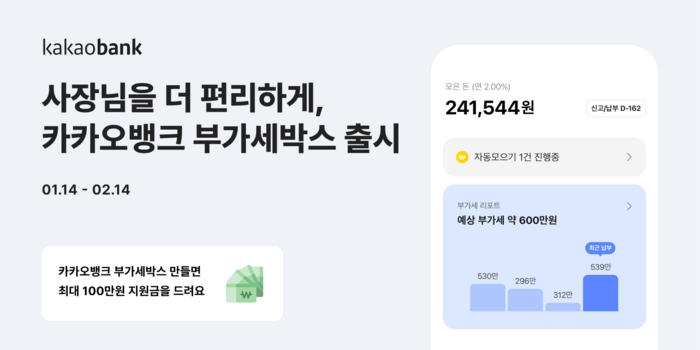 카카오뱅크 부가세박스