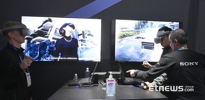 [CES 2025 포토] XR 헤드셋 선보인 소니