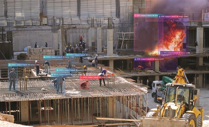 SAIGE SAFETY 모니터링 화면(제공:세이지)