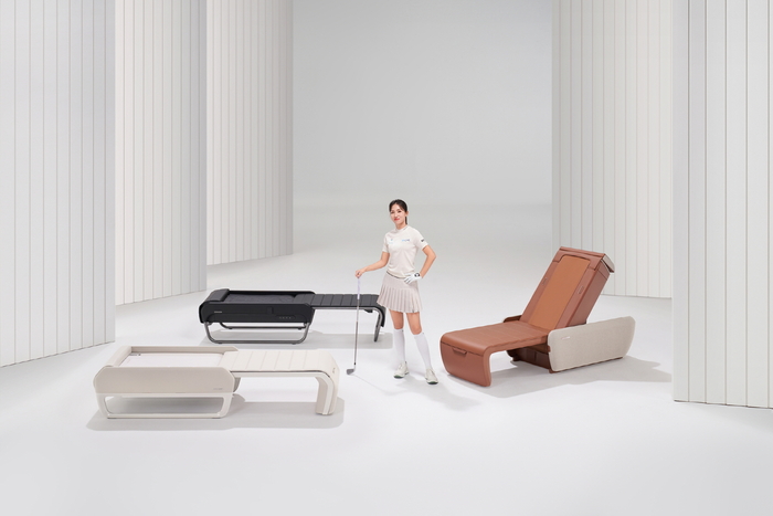 세라젬 글로벌 앰배서더 리디아 고와 마스터 V 컬렉션. (사진=세라젬)