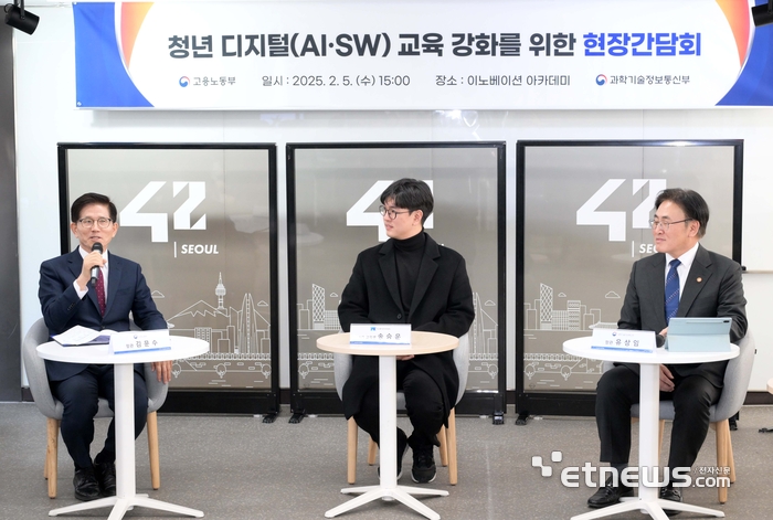 청년에게 새로운 기회를 주는 디지털 교육 강화를 위한 현장간담회