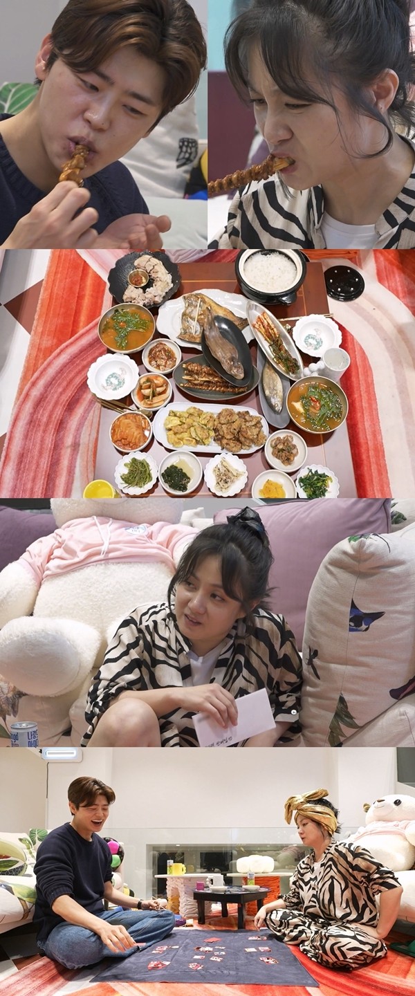 '나혼산' 박나래, ‘목포 동생’ 박지현 위한 12첩 밥상 선물