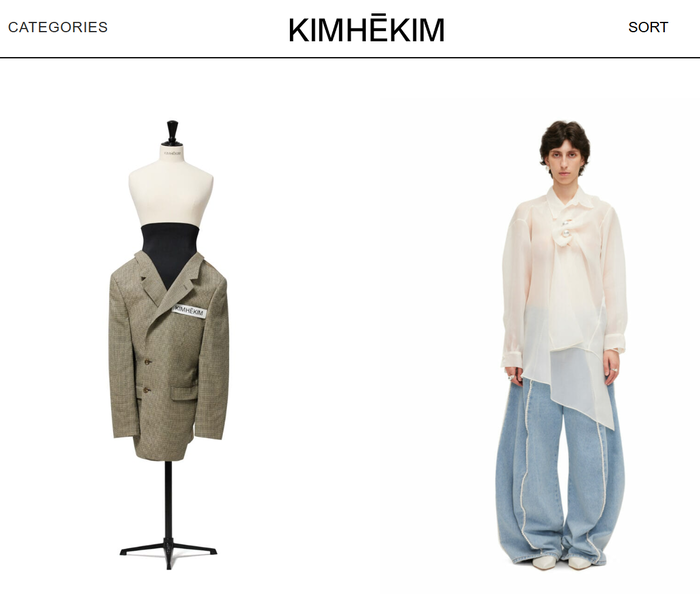 Checkered Blazer Skirt(Beige)