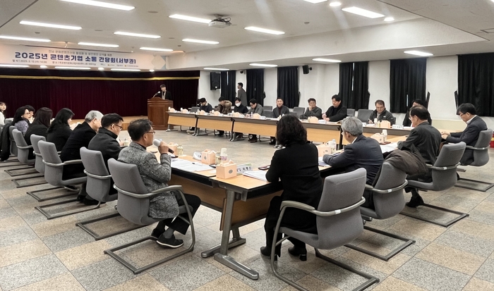 전남정보문화산업진흥원은 전라남도와 12일 목포벤처문화산업지원센터에서 전남 콘텐츠산업 활성화를 위한 콘텐츠 기업 소통 간담회를 열고 기업의 애로사항 청취 및 발전방안을 모색하는 기회를 가졌다.