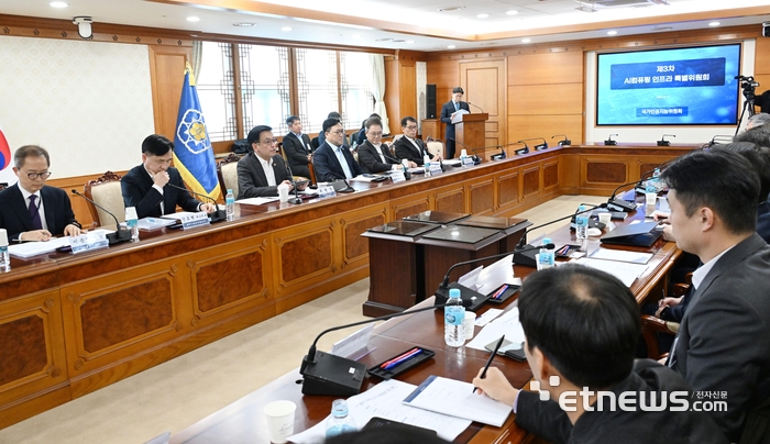 AI컴퓨팅 인프라 특별위원회 주재하는 최상목 권한대행