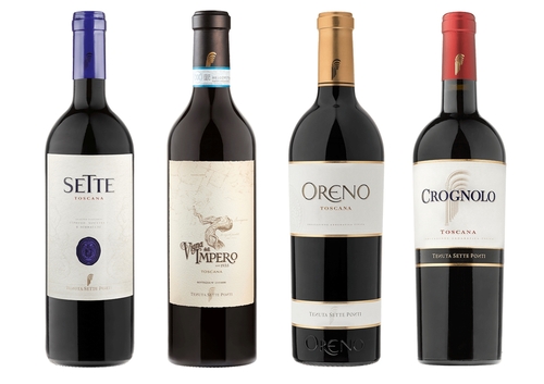 하이트진로가 이탈리아 테누타 세테 퐁티 제품 4종을 국내 출시한다. [자료:하이트진로]