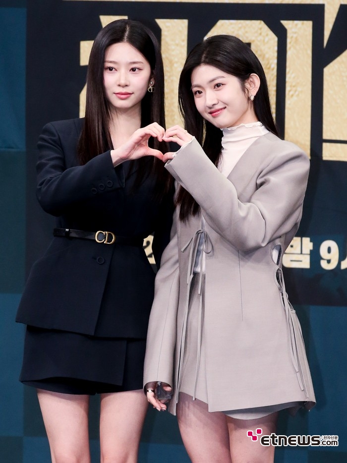 [ET포토] 김민주-박세현, '자매같은 모습'