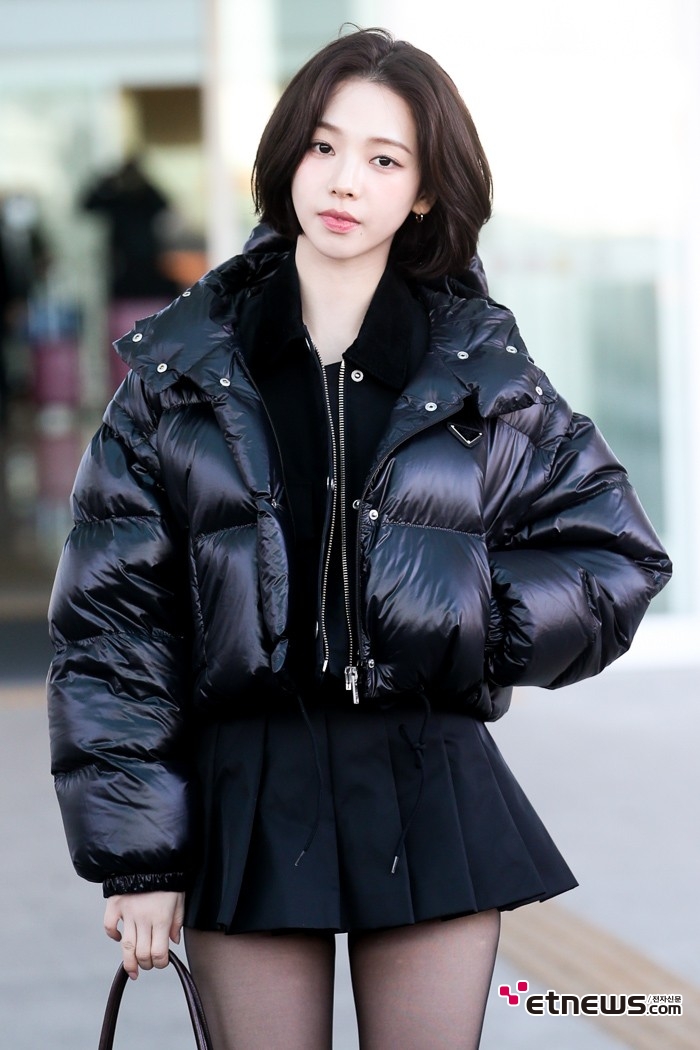 [ET포토] 에스파 카리나, '오늘도 리즈'