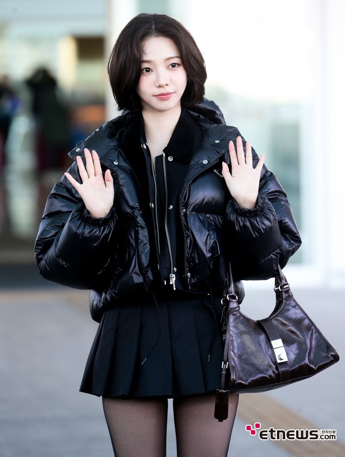 [ET포토] 에스파 카리나, '단발 여신'