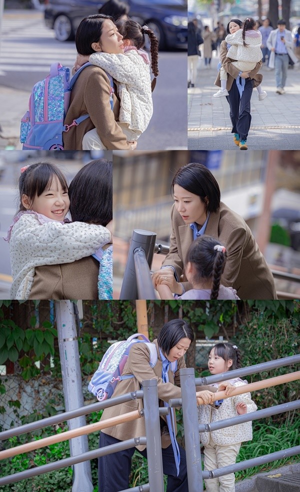 '라이딩 인생' 전혜진, 아이 안고 뛴다 ‘엄마 파워’ 열연