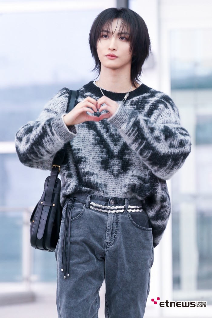 [ET포토] 에이티즈 성화, '아트같은 장발'